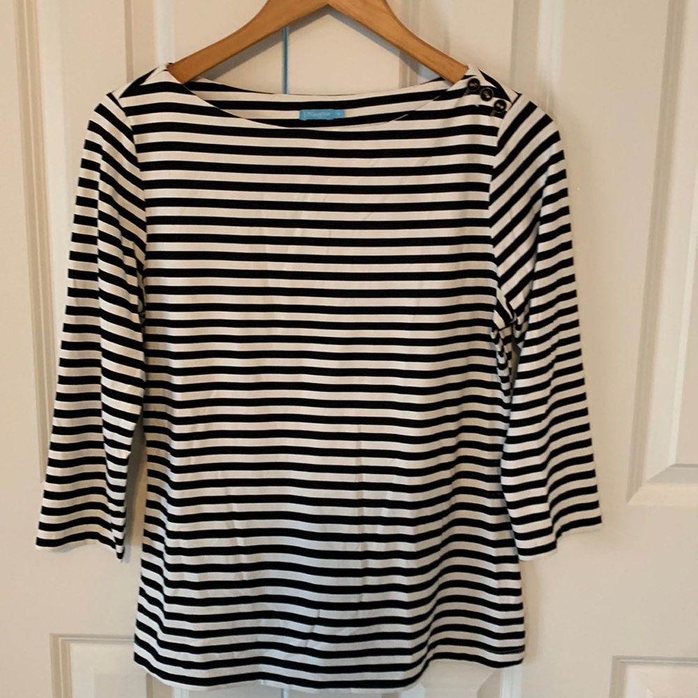 J McLaughlin wavesong t-shirt in Catalina cloth